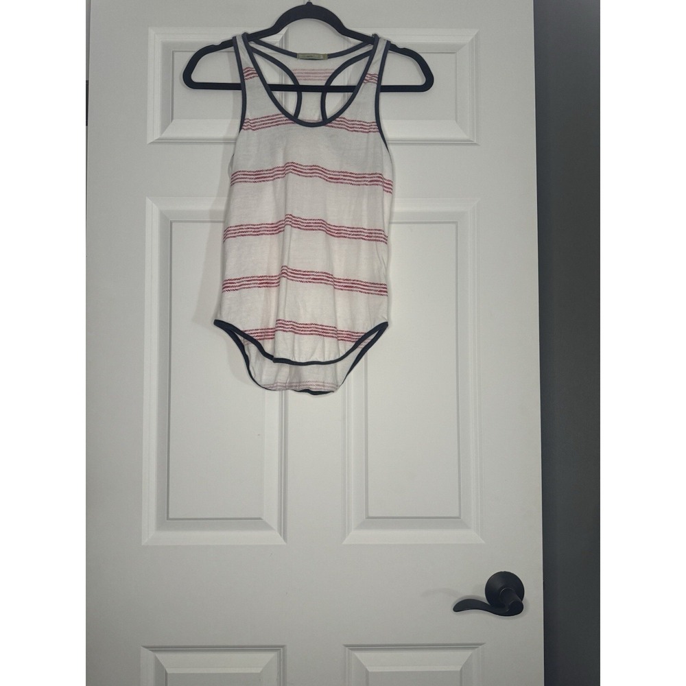 Alternative Earth  Tank Top Small White Red Blue